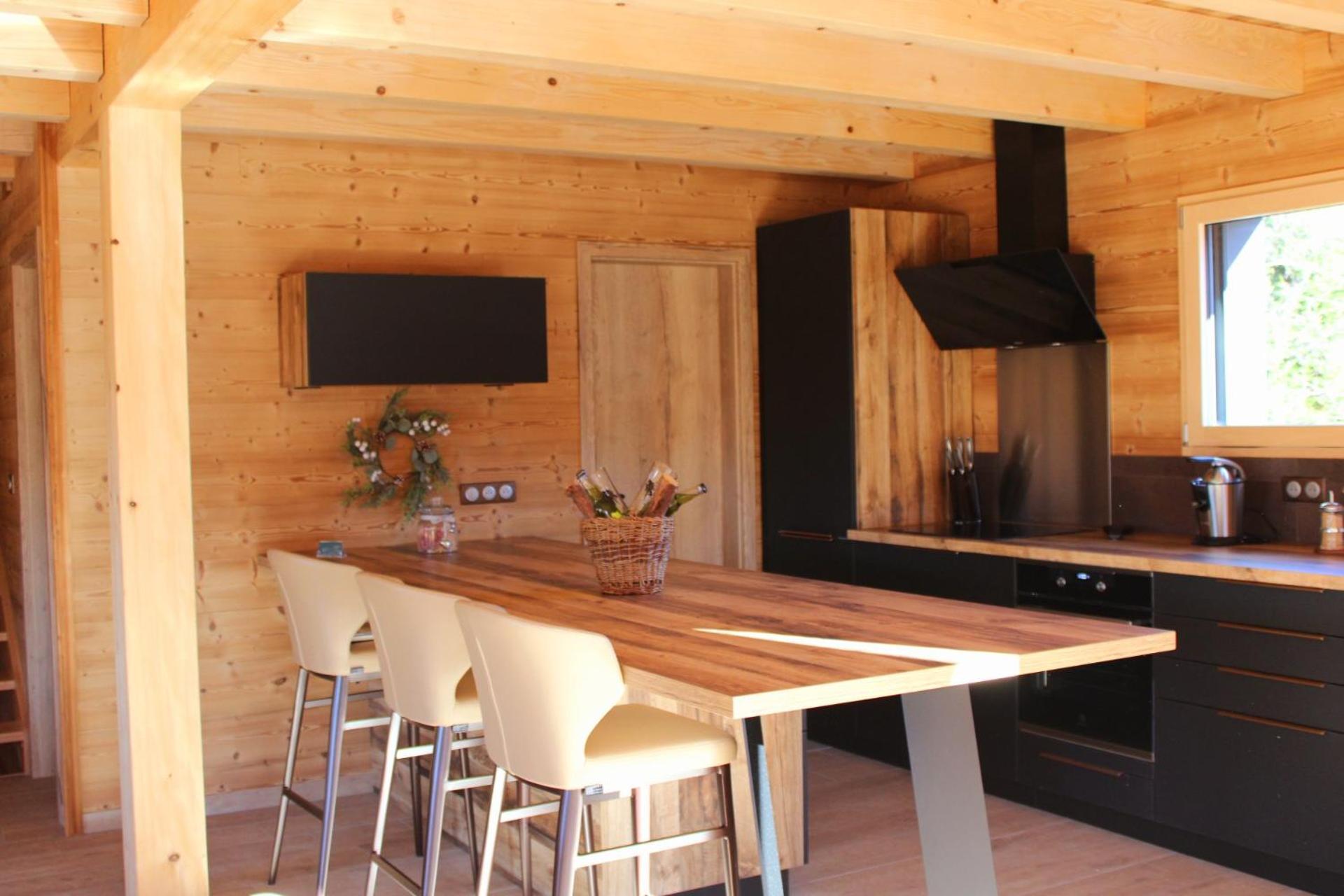 Chalet L'Oseraie, Location Touristique Spa 4 Etoiles Au Coeur Des Vosges Le Saulcy Extérieur photo