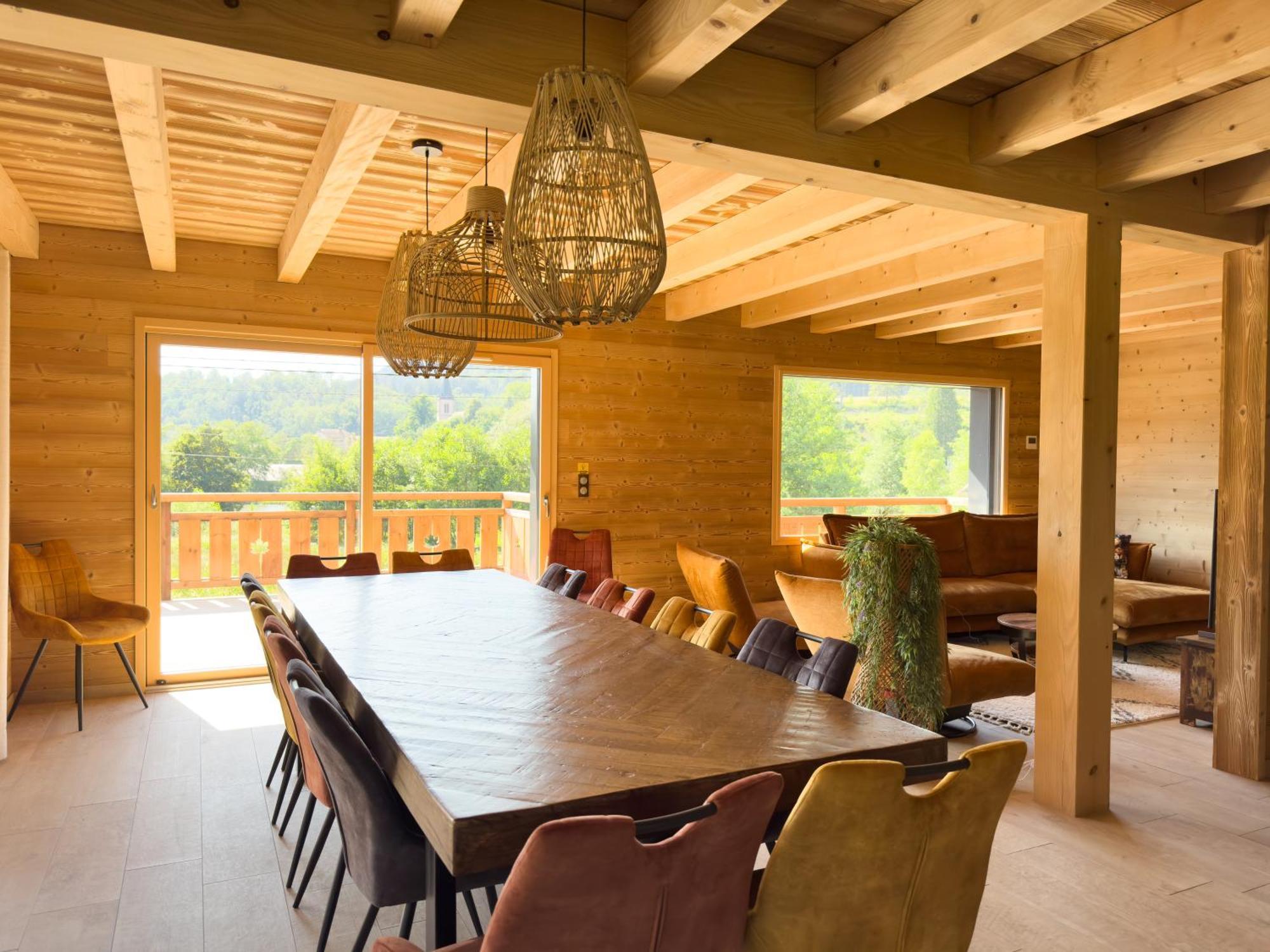 Chalet L'Oseraie, Location Touristique Spa 4 Etoiles Au Coeur Des Vosges Le Saulcy Extérieur photo